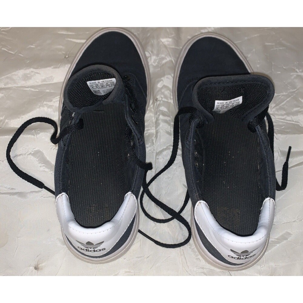 Adidas Daily Shoes Sneakers Mens 6 Black White Grunge Skate - Picture 7 of 8